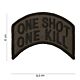 Fostex One Shot One Kill Embroided Fabric Patch