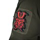 101 Samurai Skull 3D PVC Patch - Red