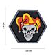 101 Joker Skull Hexagon 3D PVC Patch