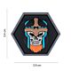101 Viking Skull Hexagon 3D PVC Patch