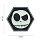 101 Nightmare Smiley Hexagon 3D PVC Patch