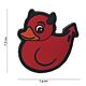 101 Devil Duck 3D PVC Patch - Red