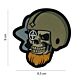 101 Bearded Skull Pilot 3D PVC Patch