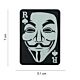 101 Anonymous Glow In The Dark 3D PVC Patch 