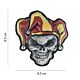 101 UV Skull Joker 3D PVC Patch