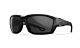 Wiley X ALPINE Ballistic Sunglasses - Matte Black Frame - CAPTIVATE Grey Mirror Lens