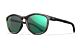 Wiley X Bravo Ballistic Sunglasses - Gloss Tortoise / Gloss Black Frames - CAPTIVATE Polarised Green Mirror Lenses
