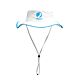 DYE Bucket Hat - White/Cyan