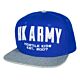 HK Army Varsity Snapback - Blue/Grey