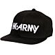 HK Army Typeface Snapback - Black/White