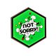 Sentinel Gear Not Sorry Green Hexagon Patch