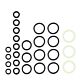 PowAir Remote Hose Universal Parts Kit / O-Ring Kit (3 rebuilds)