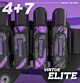 Virtue Elite Harness 4+7 - Graphic Purple