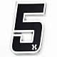 HK Rubber Number Patch - 5