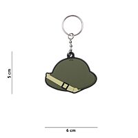 101 Brodie Helmet PVC Keychain/Keyring