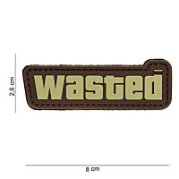 101 GTA Wasted 3D PVC Patch - Brown