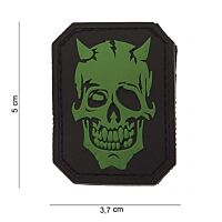 101 Devil Skull 3D PVC Patch