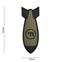 101 F. Bomb PVC 3D Patch - Green