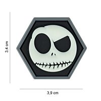 101 Nightmare Smiley Hexagon 3D PVC Patch