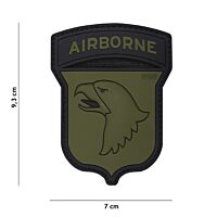 101 Airborne 101st Green 3D PVC Patch