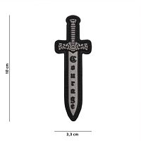 101 Courage Sword 3D PVC Patch