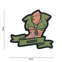 101 Daddy Army Girl 3D PVC Patch