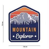 Fosco Mountain Explorer 3D PVC Patch