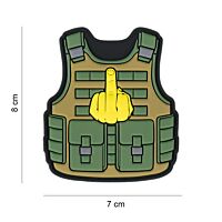 101 Tactical Vest Finger 3D PVC Patch