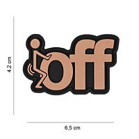 101 Fuck Off 3D PVC Patch