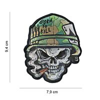 101 UV Skull Vietnam Ace 3D PVC Patch
