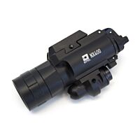 Nuprol NX400 Pro Pistol Torch & Laser - Black