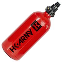 HK Army 48ci 3K Aluminum HPA Tank w/ Regulator -  Red (Empty)