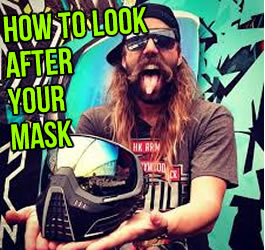 How to look after your paintball mask