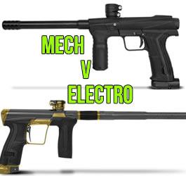 Electronic vs Mechanical Paintball Markers