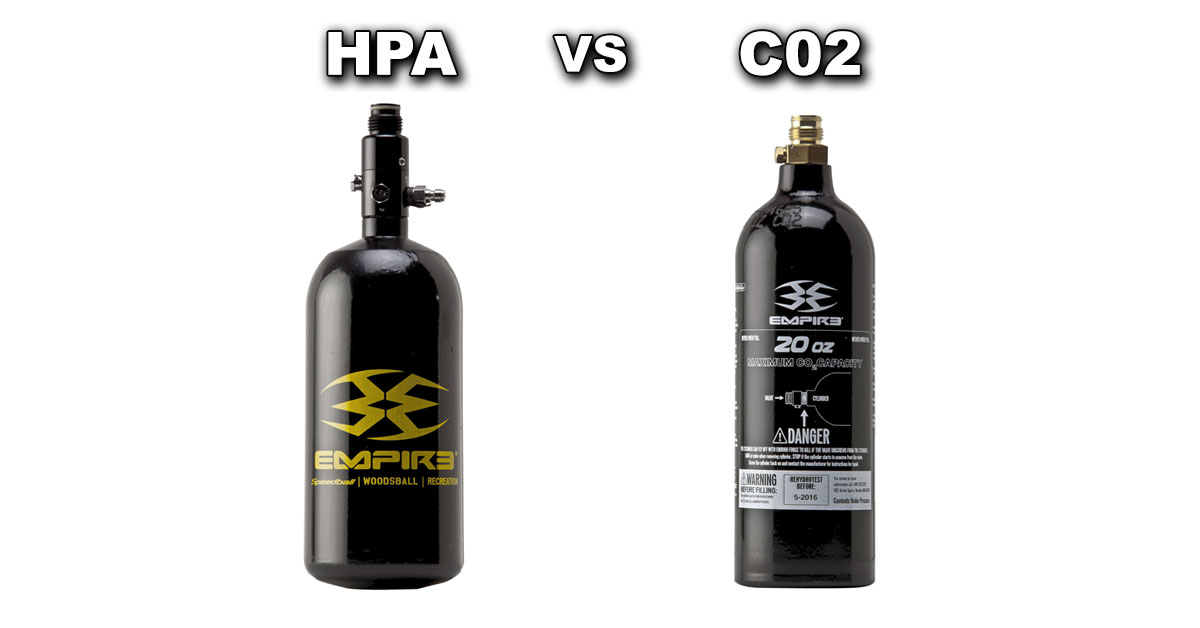CO2 and Compressed Air Tanks